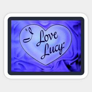 I love lucy Sticker